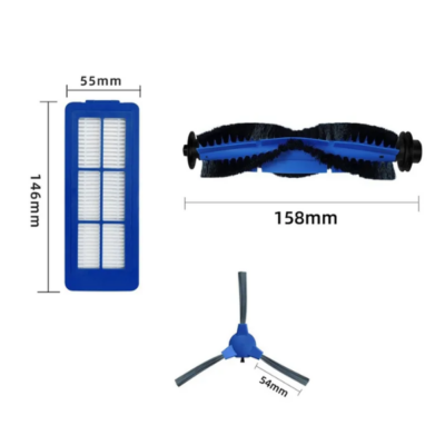 Eufy G10 G20 G30 (2) Funki Fox Eufy G30 G20 G10 Replacement Parts Compatible with Eufy G30 G20 G10 PRO Robot Vacuum