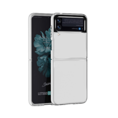 Transparent Protective Case Samsung Galaxy Z Flip3 clear snap-on cover
